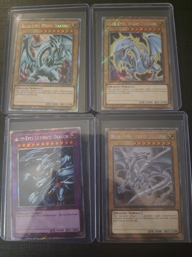 Set drago bianco occhi - 4, blu