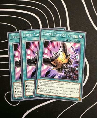 3x triple tactics - yu-gi-oh!,