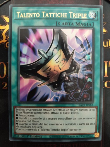 Yugioh ra01 it063 talento - ra01-it063,